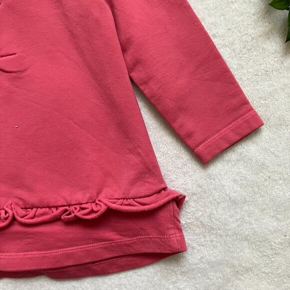 Mayoral 12M Pink Village Ruffle Dress Long Sleeve GUC Baby Girl - Picture 15 of 16